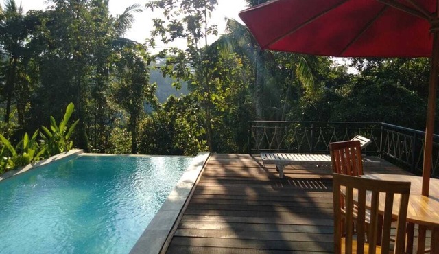 Lovely Sunrise with beds room and pool and Amazing view and surround in Ubud