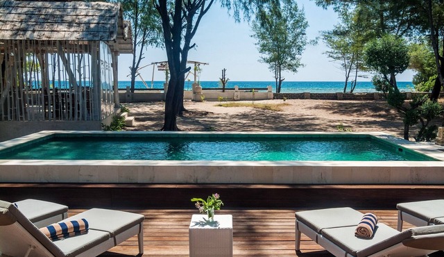 LUXURIOUS 4BR Villa, West Coast Of Gili Trawangan! - BEST SNORKELING SPOT! in Kabupaten Lombok Utara
