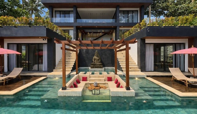 Luxury Jungle Villa View Valley Private |19m Infinity Pool & Salt Pool in tampaksiring