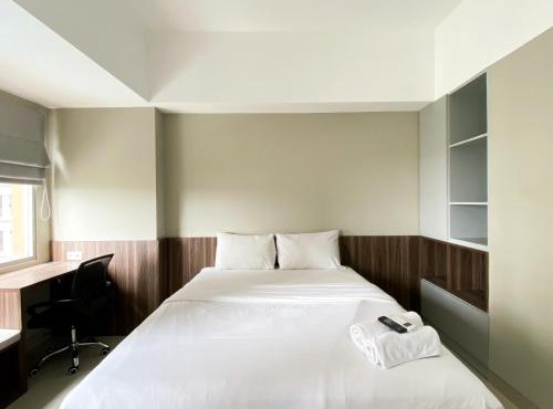 Modern Look and Tidy Studio Gateway Park LRT City Jatibening Apartment By Travelio in Bekasi