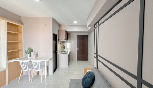 Modern Minimalist 2Br Apartment At Suncity Residence in Sidoarjo