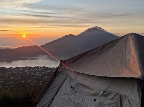 mount batur camp in Kintamani