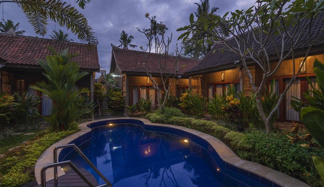 Pool View! 1BR Serene Industrial Room in Abiansemal in Bali