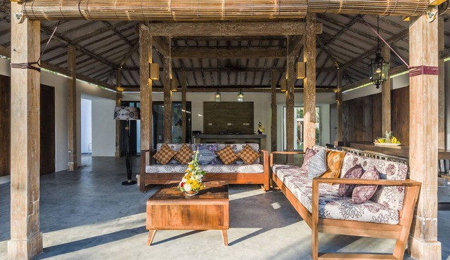 Private beachfront Villas with private pool and huge garden in Jembrana