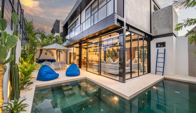 Private Pool Daily Housekeeping Walk to Canggu in Canggu