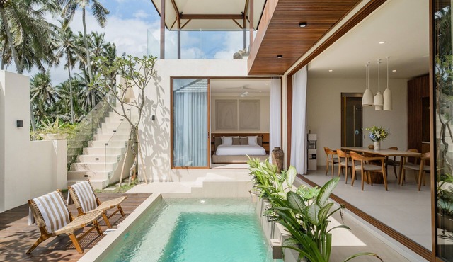 Private Pool Villa Ubud - Luxury 2BR with Rice Field Views in Pejeng