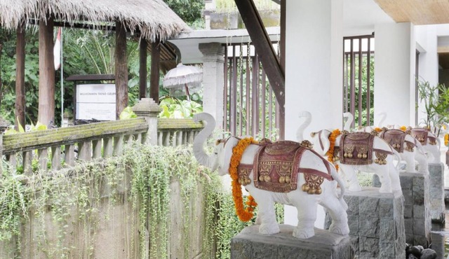 Private suite in Ubud, sleeps 2 people, surrounded by lush green surroundings in Ubud