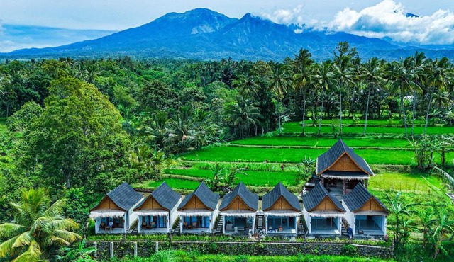 Rice Terrace Bungalows in Tetebatu