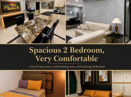 Spacious living room Hampton's Park Apartment in Jakarta
