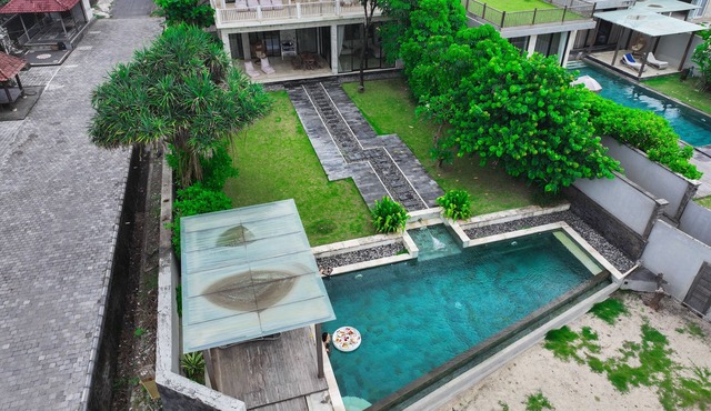 Sukawati Beachfront 2 Bedroom Villa Arjuna Private Pool Ocean View Free Wifi in Bali