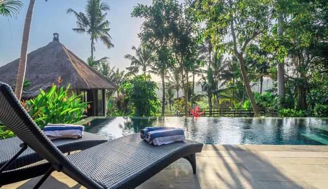 Terrific 3 bedroom Bali villa with stunning views in Ubud in Ubud