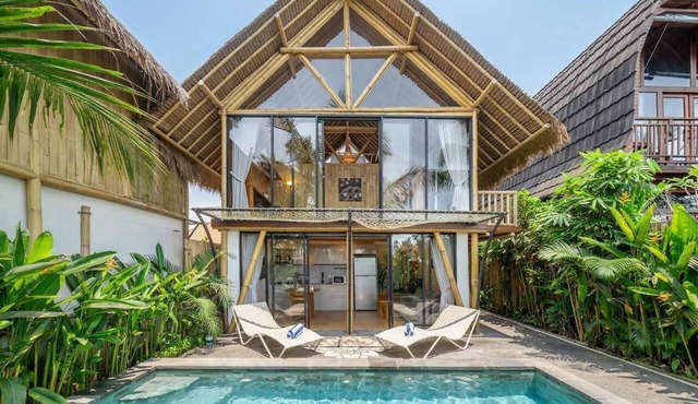 Tropical 1BR in Ubud w Pool - Perfect for Couples! in Tampaksiring