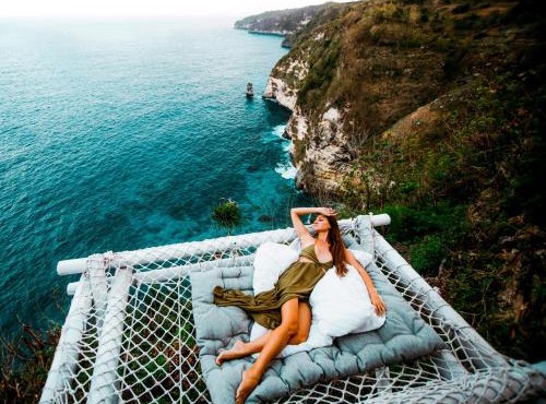 Tropical Glamping Nusa Penida Diamond Beach - Cliff Side Edge in Nusa Penida