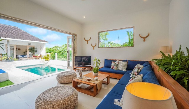 Villa Bonsai Kecil is a charming new and modern villa in the heart of Pererenan in Bali