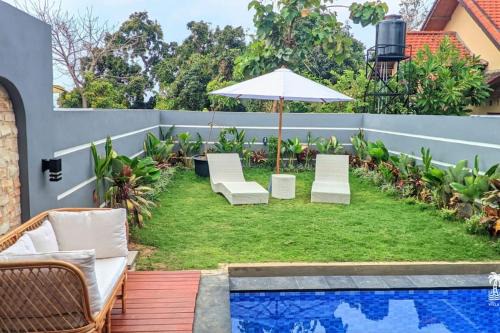 Villa HBNR Two-Bedroom Tiny House with Private Pool in Bali in Babakan Sangsit
