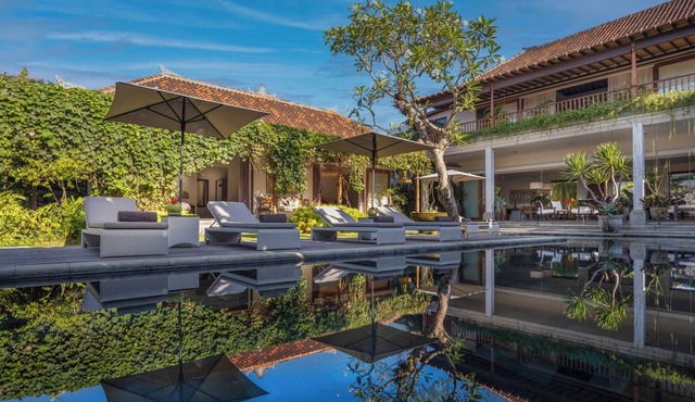 Villa Mandalay Dua | Seseh 4BR Villa — Pool, Rice-View & Staff in Mengwi
