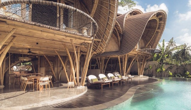 Warm 2-Bedroom Villa in Ubud with Private Pool & Rice Field Views in Bali