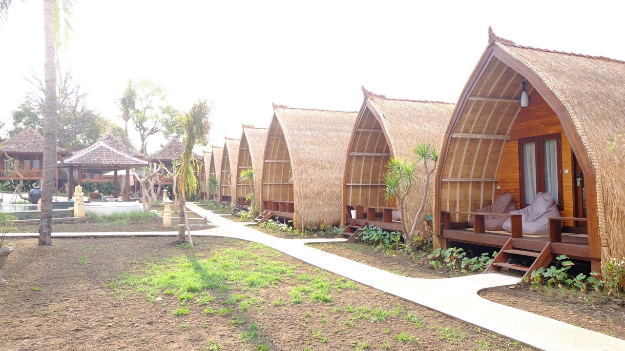 Photo of Buildings in Gili Trawangan