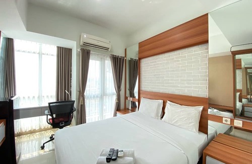 Hegarmanah Apartment | Monochrome Studio Room At Taman Melati Jatinangor Apartment