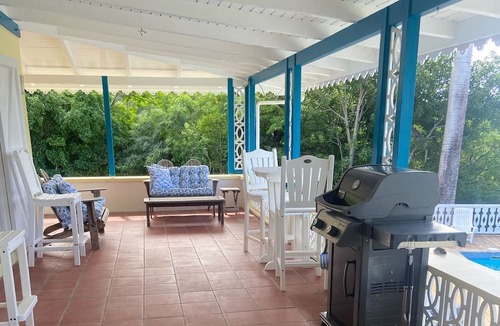 Newcastle Villa | Beautiful Private Villa w/ Pool. Oualie Lane S. Walkway to beach!
