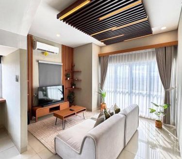 Kedungmanggu Apartment | Penthouse Loft 2 Lantai at LRT City Sentul, 2BR, 120m2