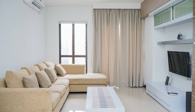 Homey and Modern Tamansari Semanggi 2BR Apartment in Jakarta