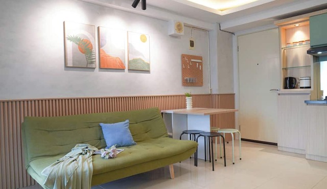 Pleasant White 3Br At Bassura City Apartment in Jakarta