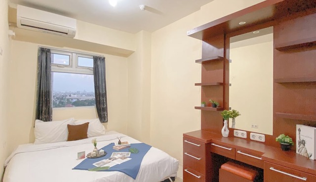 Combined 1Br With Extra Room Apartment At Green Pramuka City in Jakarta