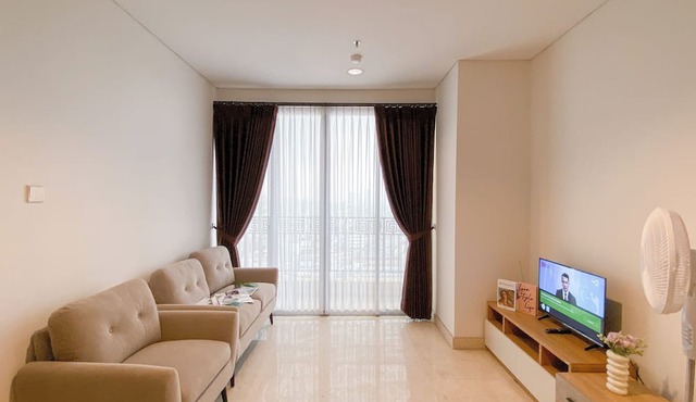 Homey 2Br Apartment At Lucky Tower Residence in Jakarta