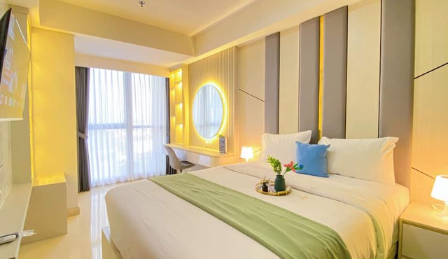 Modern And Cozy Living 1Br At Gold Coast Apartment in Jakarta